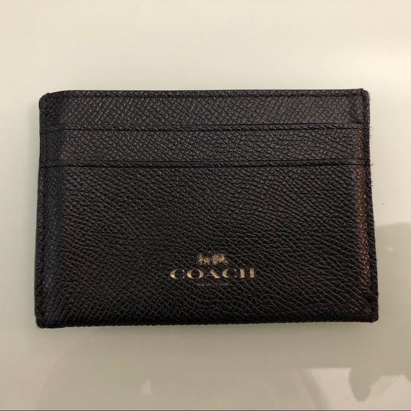 Coach leather card holder!